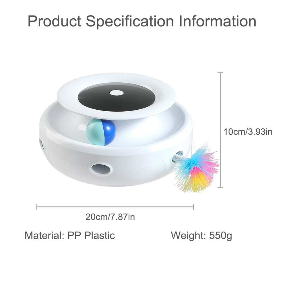 Whisker Whirl: The Ultimate Automated 2-in-1 Cat Toy