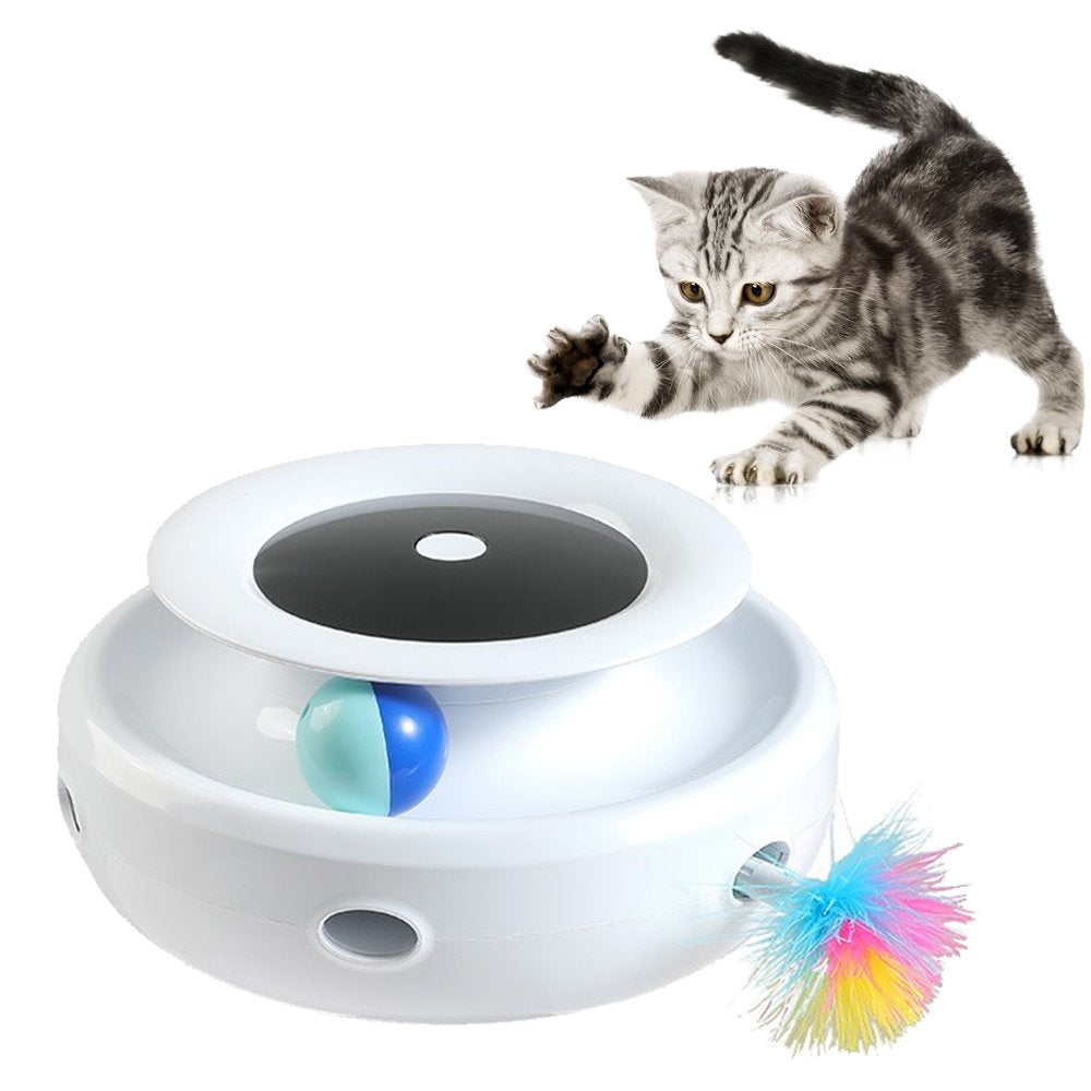 Whisker Whirl: The Ultimate Automated 2-in-1 Cat Toy